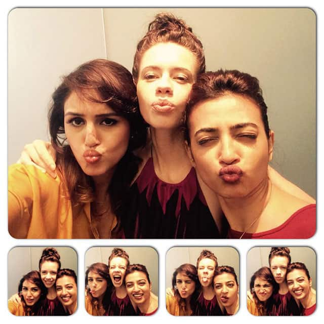 Kalki Koechlin :- Girls will be girls. @humasqureshi @radhika_apte @boxofficeindia -twitter
