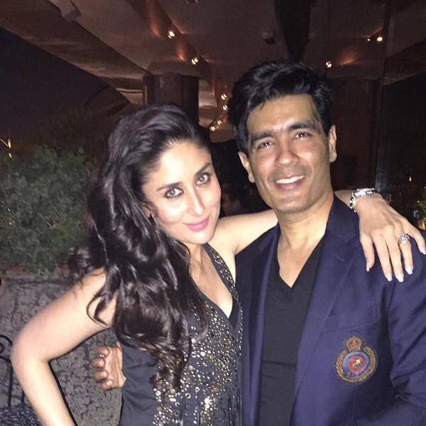 With my dearest KAREENA in a city I love very much DUBAI - twitter@ManishMalhotra1