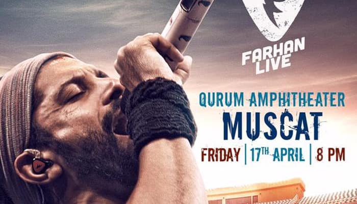 Farhan Akhtar set for musical performance in Muscat