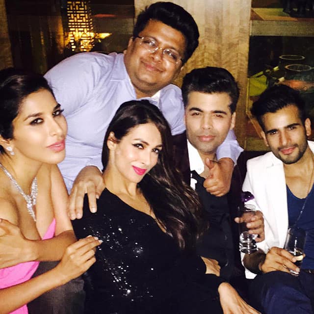 SOPHIE CHOUDRY ‏:- #ColorsParty @ColorsTV @karanjohar @tanuj_garg @karantacker #MalaikaAroraKhan. -twitter
