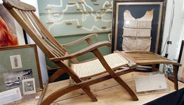 Titanic deckchair sells for GBP 100,000 at UK auction
