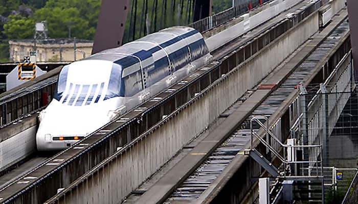 Japan`s maglev train notches up new world speed record at 603 kmph