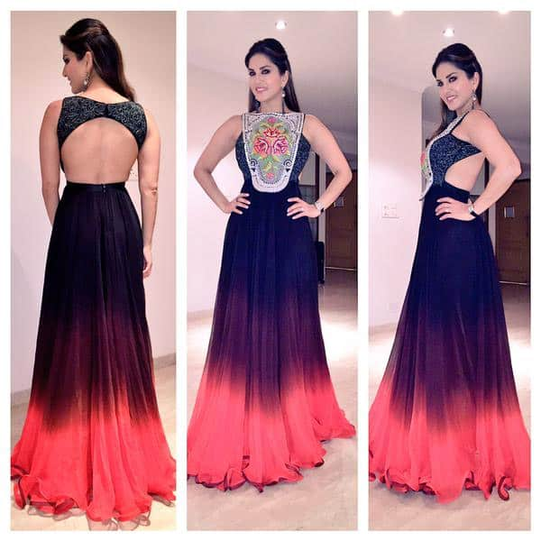 Thank you @Neha_Agarwal1 for my gorgeous gown for the Inorbit mall event. @KKLHtheFilm - twitter@SunnyLeone