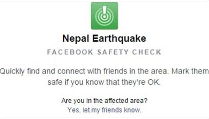 Nepal Earthquake: Mark your friends as &#039;safe&#039; in Facebook&#039;s &#039;Safety check&#039; tool
