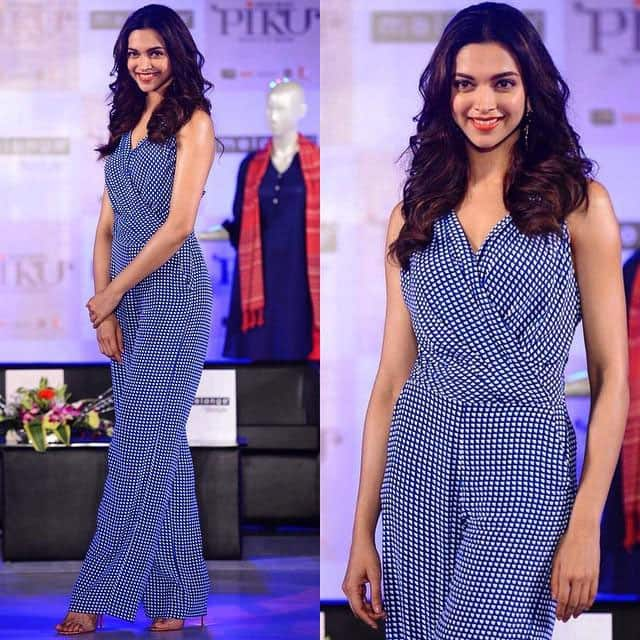 ELLE India ‏:- Plain doesn't have to be a snooze. #DeepikaPadukone is proof, in this #ArmaniJeans playsuit. -twitter