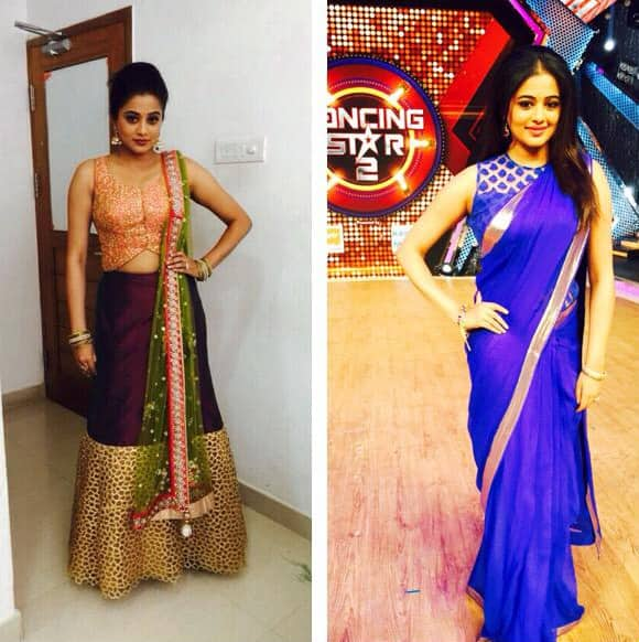 Today on both the dance shows!!!Gum onD2 and Dancing stars!!!  Pic Courtesy: Twiiter@priyamani6