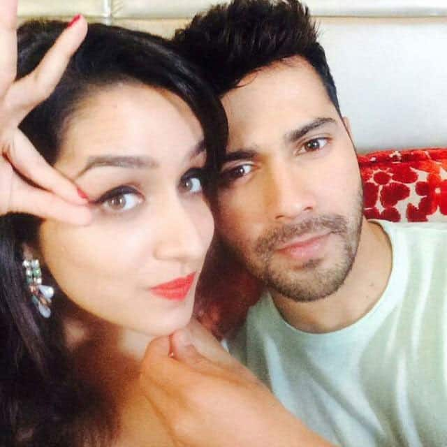 Shraddha Kapoor and Varun Dhawan at filmfare office for the cover shoot of next edition of the magazine.  -twitter