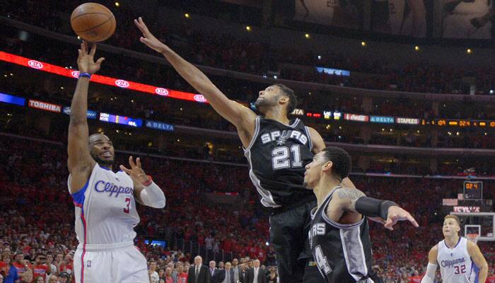 Last-gasp Los Angeles Clippers send San Antonio Spurs packing