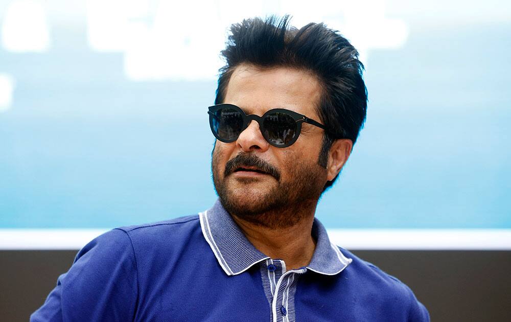 Bollywood actor Anil Kapoor poses during the song launch of his upcoming movie ‘Dil Dhadakne Do’ in Mumbai.