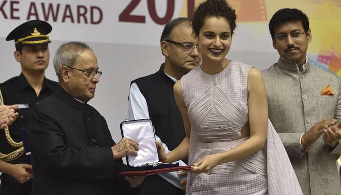 National Award winner Kangana Ranaut in mood to celebrate