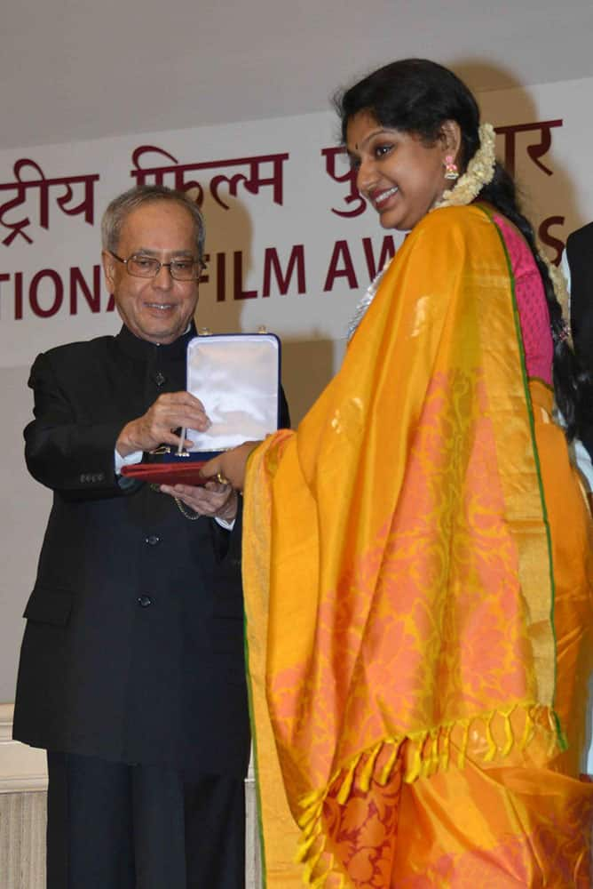 President of India ‏@RashtrapatiBhvn :- #PresidentMukherjee presented the 62nd National Film Awards in New Delhi today  -twitter