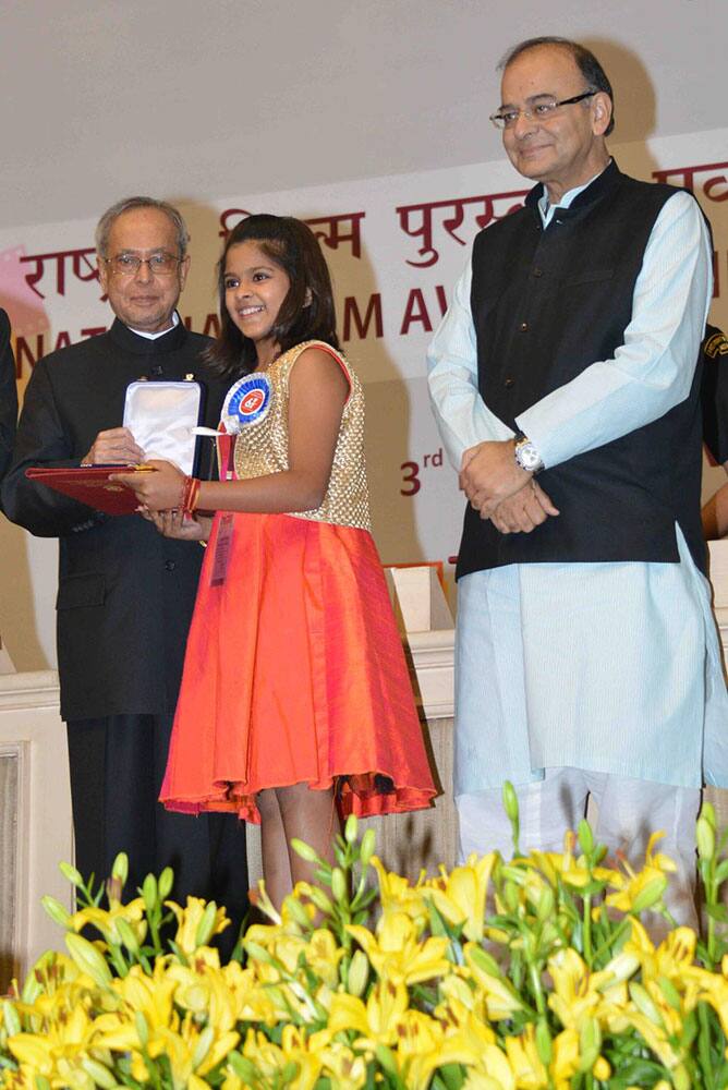 President of India ‏@RashtrapatiBhvn :- #PresidentMukherjee presented the 62nd National Film Awards in New Delhi today  -twitter