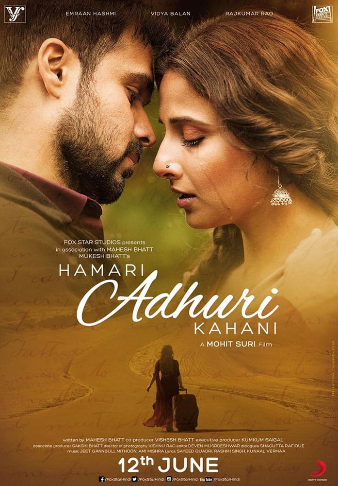 Wake up! Here is the first official look of #HamariAdhuriKahani .@foxstarhindi . -twitter