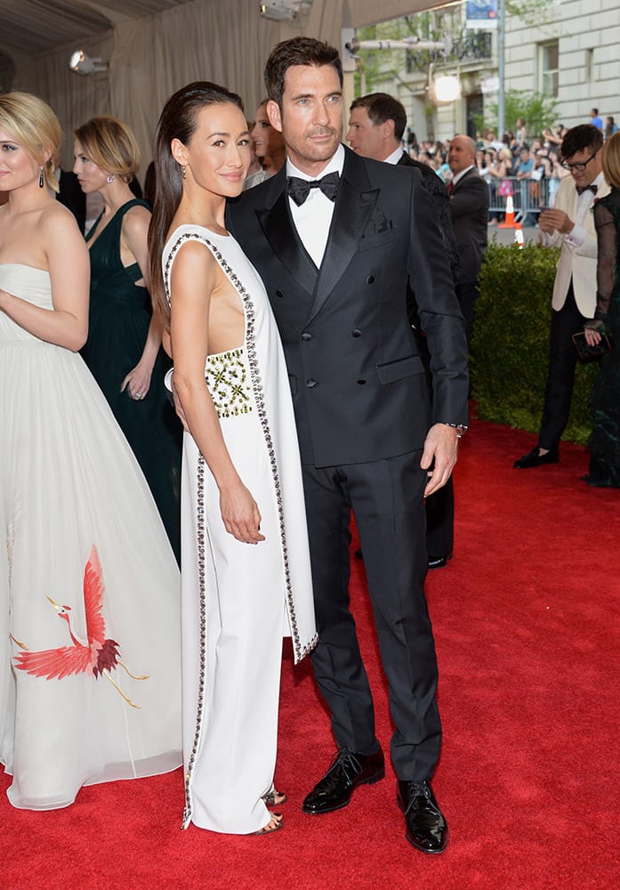 Maggie Q and Dylan McDermott arrive at The Metropolitan Museum of Art's Costume Institute benefit gala celebrating 'China: Through the Looking Glass', in New York.