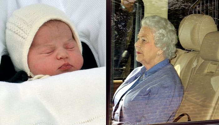 Princess Charlotte has her first audience with Queen Elizabeth II