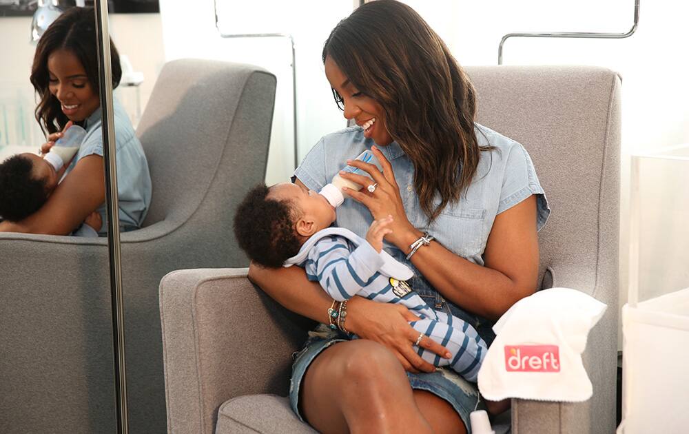 New mom, singer and songwriter Kelly Rowland partners with Dreft, the number one baby laundry detergent choice of pediatricians, as they unveil new laundry care items that meet the needs of every stage of babyhood, in Los Angeles. 