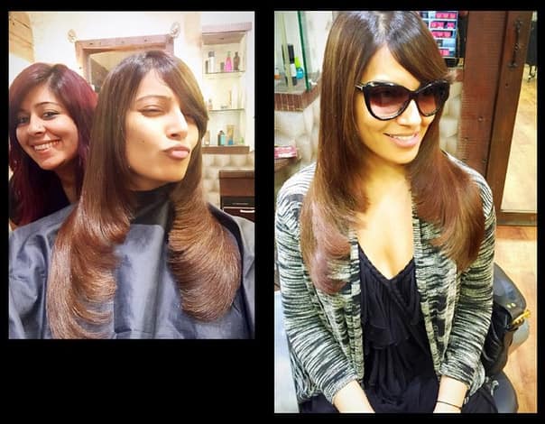 Hair all neat and tidy Thank you @nidapatel from @AalimHakim ! - Instagram@bipashabasu