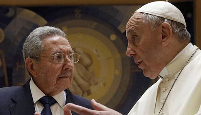 Cuban President Raul Castro thanks Pope Francis for mediating thaw with US 