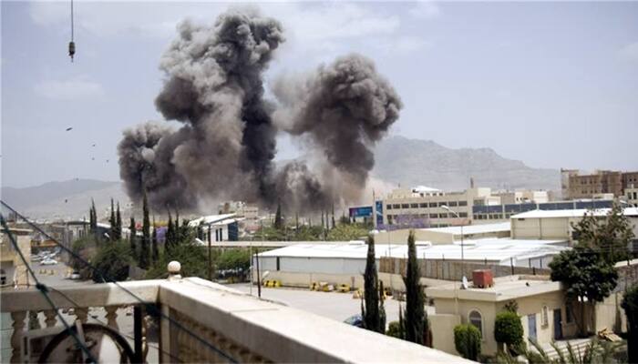 New Saudi-led strikes hit Yemen arms depot ahead of ceasefire