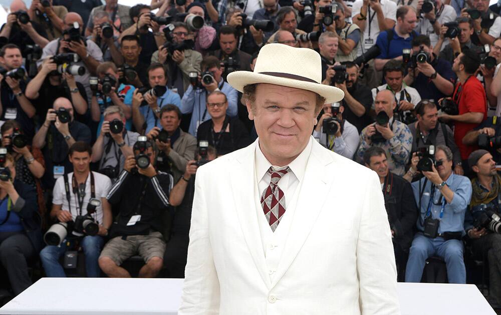 Toby Jones poses for photographers during a photo call for the film Tale of Tales, at the 68th international film festival, Cannes, southern France.