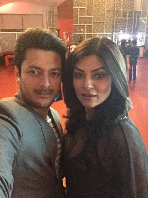 And seen here with my co star #Nirbaak n an absolute sweetheart @Jisshusengupta :)))) team #Nirbaak will be missed!! - Twitter@thesushmitasen