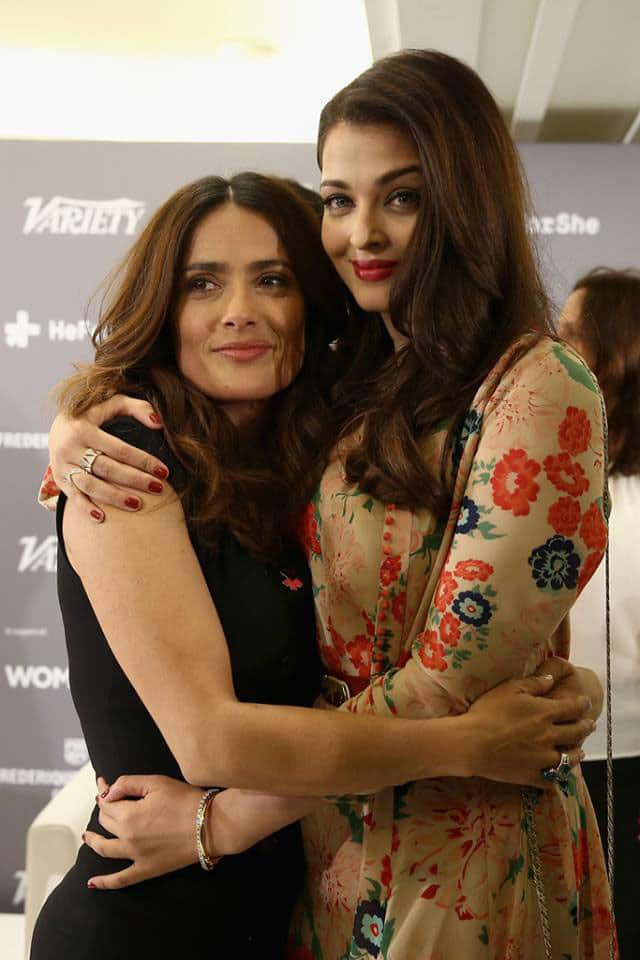 Aishwarya Rai Bachchan poses for photographers on arrival at theVariety and UN Women Panel discussion, during the 68th international film festival, Cannes