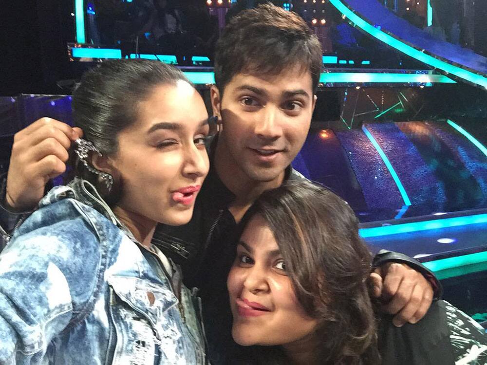 Shraddha VINNIE Kapoor ‏:- #NachBaliye #ABCD2Promotions #ABCD2 #19thJune @Varun_dvn @shraddhastyles  -twitter