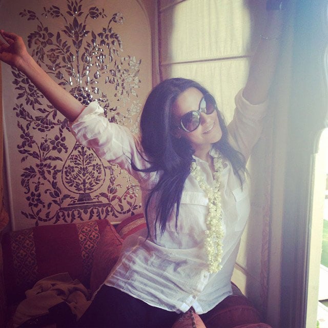 neha dhupia :- In my favourite city ... #jaipur #culture #history #vintage #rambaghpalace. -twitter