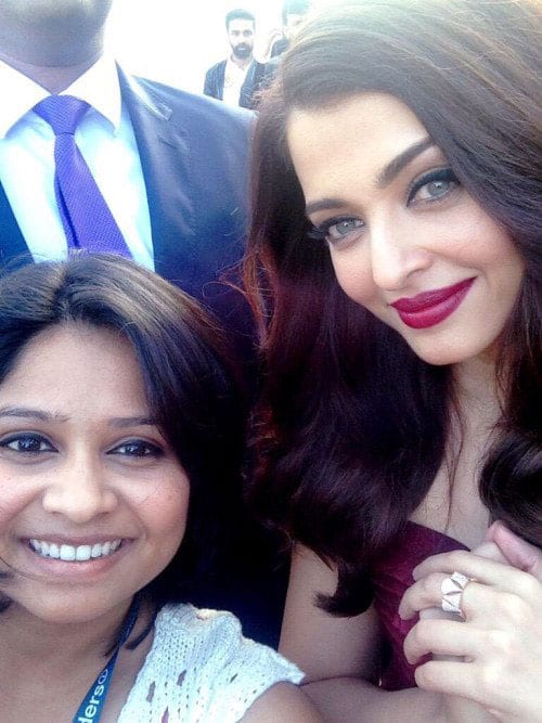 Aishwarya Rai Bachchan :-  #AishwaryaAtCannes -twitter