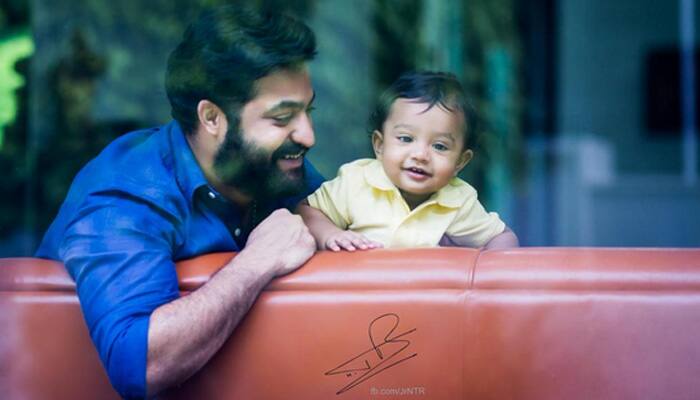 Jr. NTR delights fans with the glimpse of his son