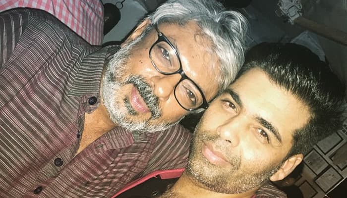 Karan Johar, Sanjay Leela Bhansali `kiss and make up` at `Piku` success bash