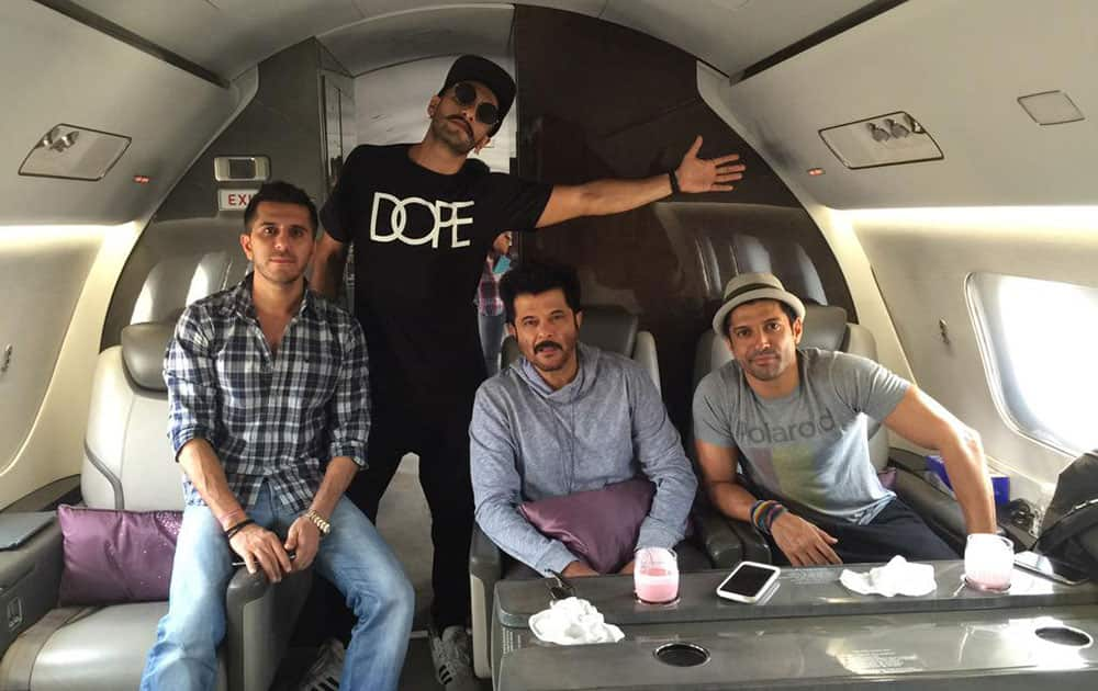 KAMAL MEHRA ‏@AnilKapoor  :- Plane chaiye Ke Nahi Tumhe!!! Hain.... #DilDhadakneDo @RanveerOfficial @FarOutAkhtar @ritesh_sid. -twitter