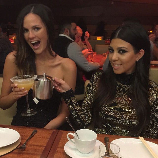 Kourtney Kardashian :- Cheers. -instagram
