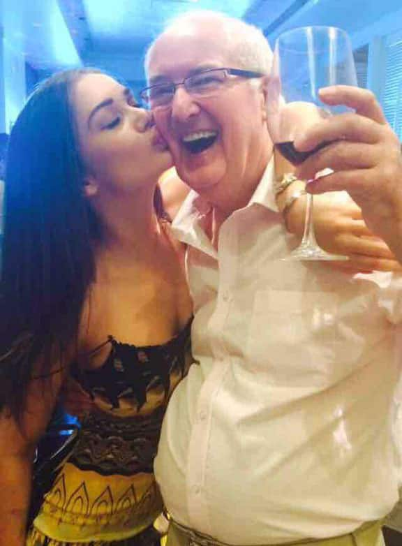 Amy Jackson :- Happy Birthday to my Number 1 - My Daddykins! You're the most amazing man on this planet & I'd be lost without you ❤ -twitter