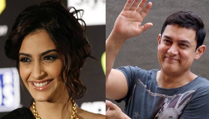 Aamir Khan visits Sonam Kapoor on the sets of &#039;Neerja&#039;