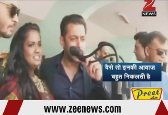 Salman Khan attends sister Arpita's wedding reception in Mandi