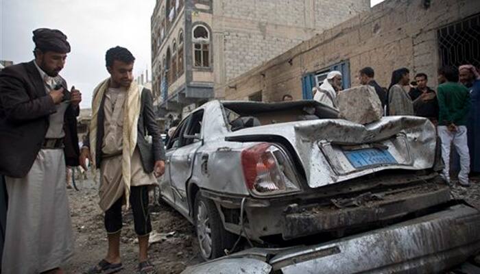 Air strikes kill at least 80 in deadliest bombings of Yemen war