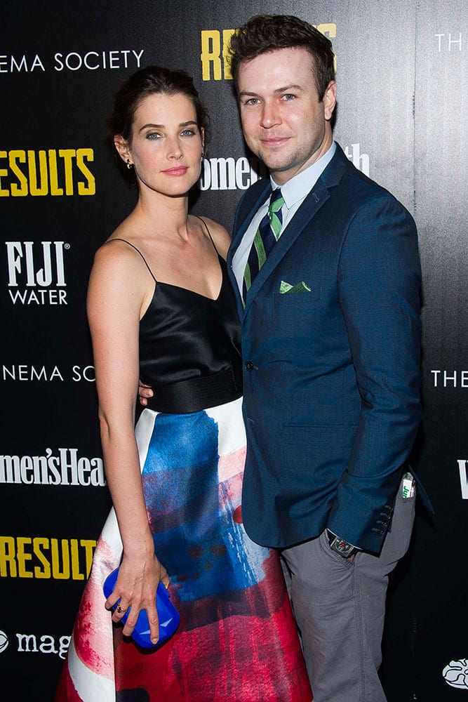 Cobie Smulders, left, and Taran Killam attend a special screening of Magnolia Pictures' 