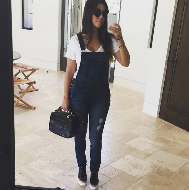 Off on a vintage hunt with @letthelordbewithyou! #furnitureobsessed - Instagram@kourtneykardash