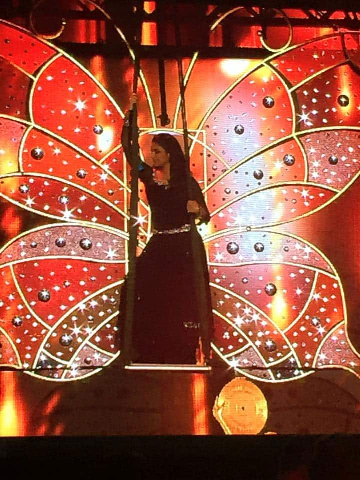 #ParineetiChopra performing at #AIBA2015 -twitter