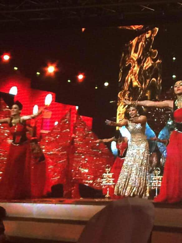 Some more images from #AIBA2015 and #priyankachopra 's scintillating performance! -twitter