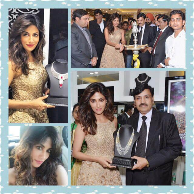 Chitrangda Singh ‏:- At the store opening @PCJeweller wishing them glitterringg days !!  -twitter