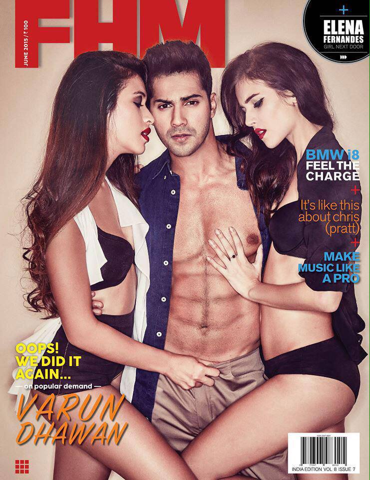 Varun Dhawan for FHM magazine shoot @Varun_dvn -twitter