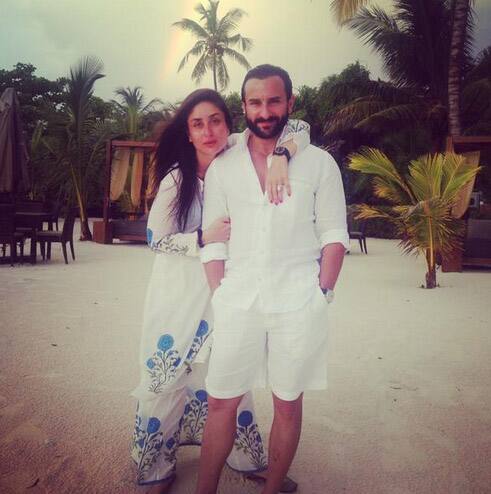 #SaifAliKhan, #KareenaKapoor  in Maldives! Kya aapko bhi family vacation pe jaana hai? Twitter‏@zeecinema