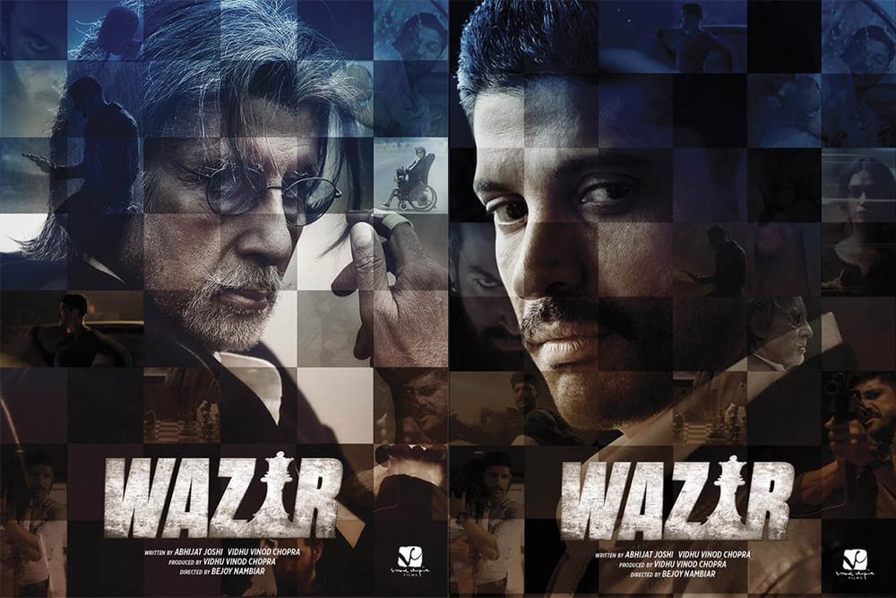 First look posters of #Wazir. Features Amitabh Bachchan and Farhan Akhtar. - Twitter@taran_adarsh