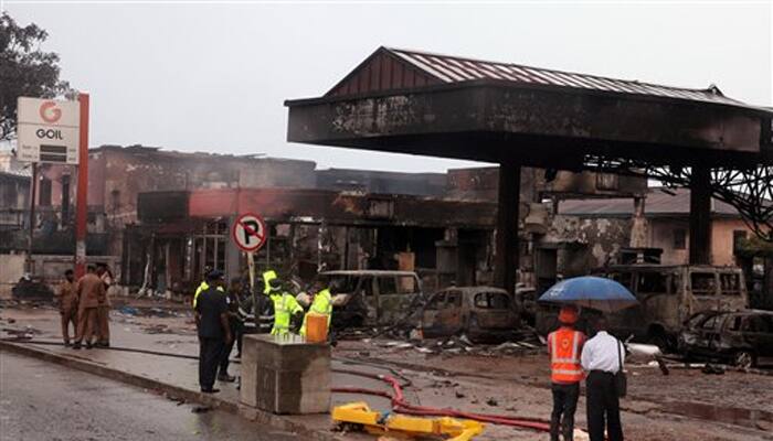 At least 90 killed in Ghana petrol station fire