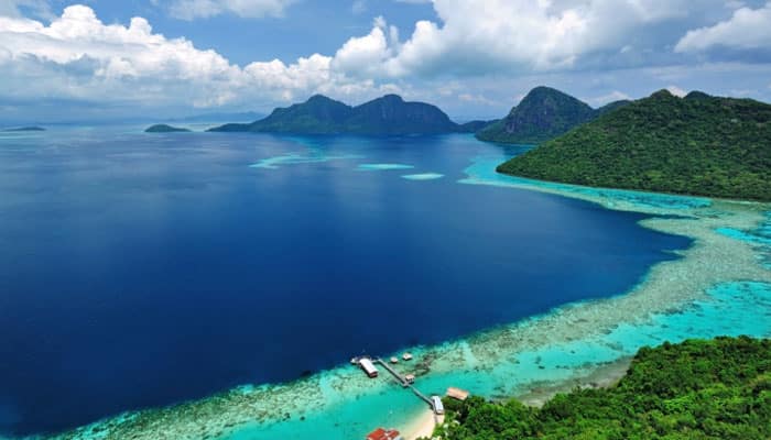 Sabah Borneo Scenic View of Tun Sakaran Marine Park