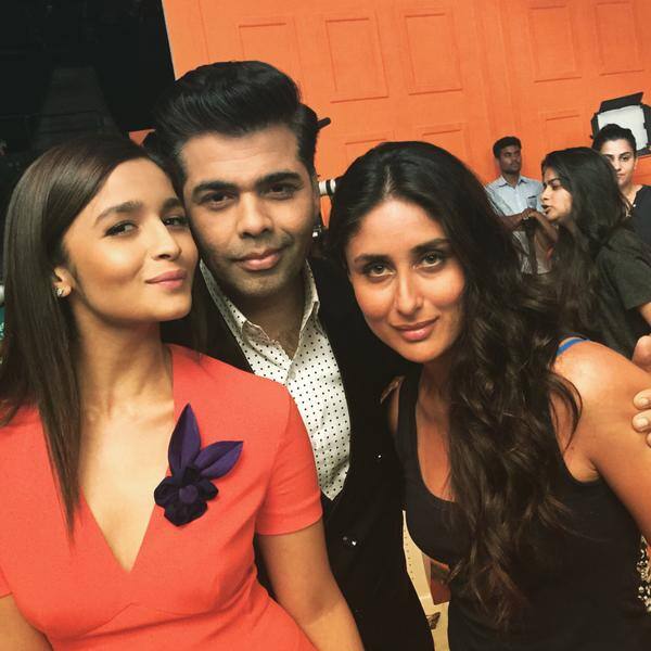 With my favourite girls @aliaa08 and #bebo - Twitter‏@karanjohar