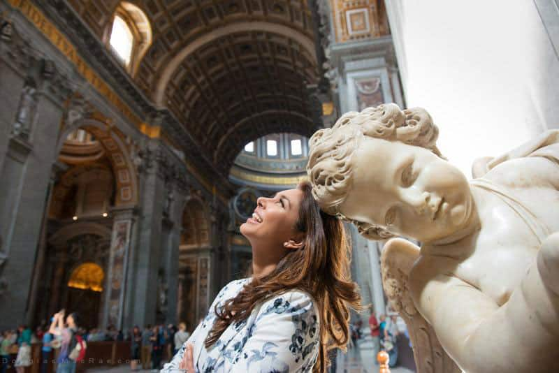 @Lisaraniray in St. Peters Basilica, #Rome #Italy Shot on my my trip with @InsightVacation  #insightmoments  -twitter