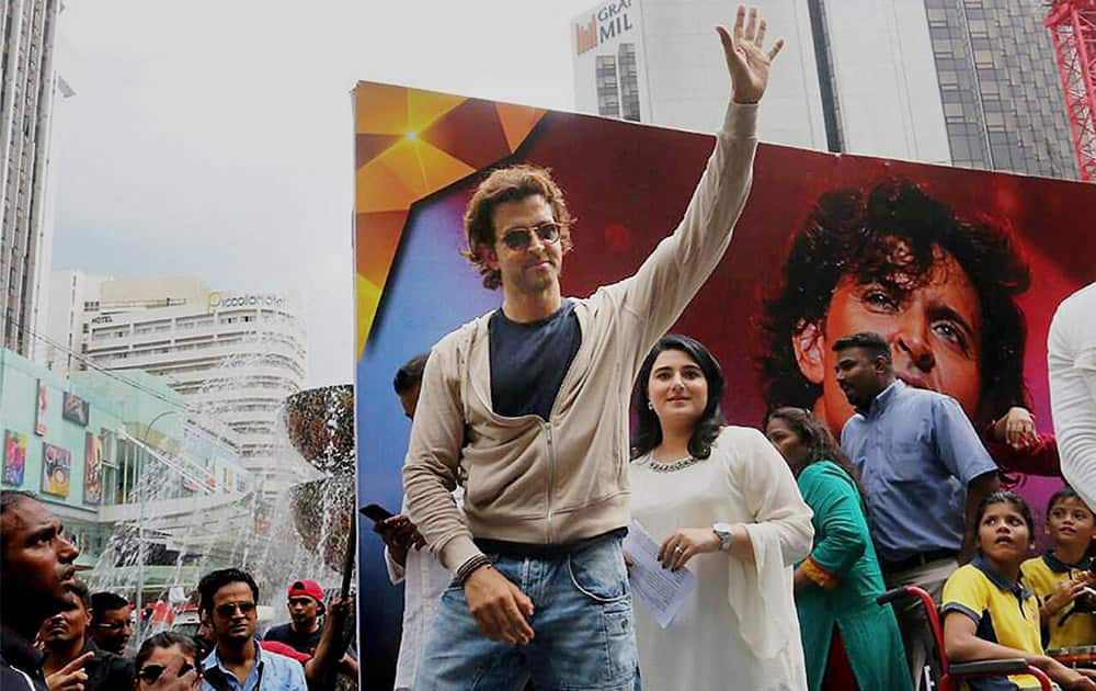 Actor Hrithik Roshan during IIFA Weekend 2015.